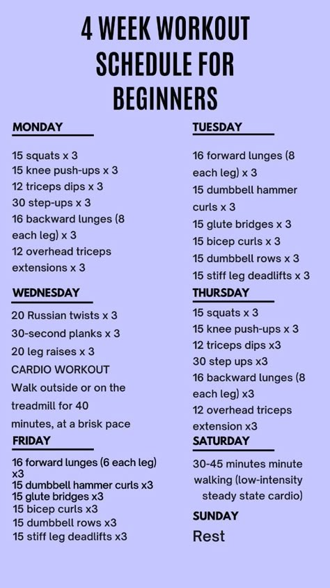 Crossfit Workouts For Beginners, Beginner Workout Schedule, 4 Week Workout, Gym Workout Plan For Women, Week Workout, Full Body Workout Routine, Workout Routines For Beginners, Month Workout, Workout Plan For Beginners