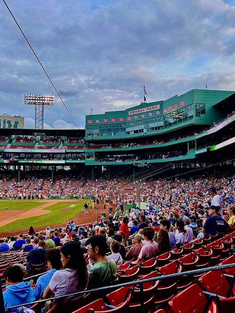 one of the best MLB stadiums | famous baseball park | boston red sox Boston America Aesthetic, Brain Illusions, Red Sox Aesthetic, Boston Aesthetic, Boston Red Sox Aesthetic, Boston Red Sox Wallpaper, Boston Baseball, Fenway Park Boston, Red Sox Game