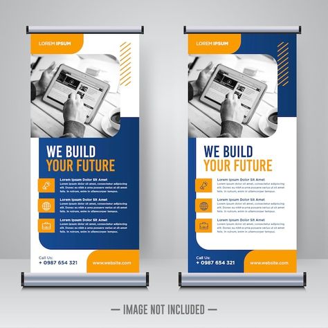 Standee Design Ideas, Standing Banner, Rollup Design, Standing Banner Design, Rollup Banner Design, X Banner, Standee Design, Banner Design Layout, Rollup Banner