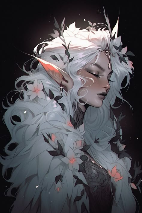 Fey Queen, Art Pfps, Warlock Dnd, Npc Ideas, Quirky Characters, Dnd Inspiration, Dnd Stuff, Dungeons And Dragons Characters, Dnd Art