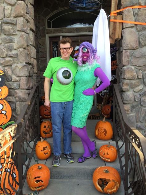 Celia Costume DIY Celia Costume, Celia And Mike Costume, Celia Mae Costume Diy, Celia Mae Costume, Mike And Celia Costume, Mike Wazowski And Celia Costume, Celia Monsters Inc Costume Diy, Celia Monsters Inc Costume, Monsters Inc Costume Diy