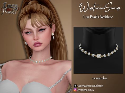 Cc Accessories, Cc Necklace, Sims 4 Piercings, Sims 3 Cc Finds, Sims Stories, Wedding Accessories For Bride, Sims 4 Cas Mods, Tumblr Sims 4, Free Sims