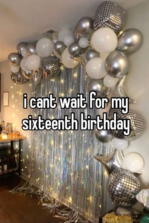 Sweet Sixteen Venues, 16th Birthday Aesthetic, Sweet Sixteen Party Themes, Sweet 16 Games, Sweet 16 Winter, Sweet 16 Party Decorations, Sweet Fifteen, Sweet Sixteen Birthday Party Ideas, Sweet 16 Themes