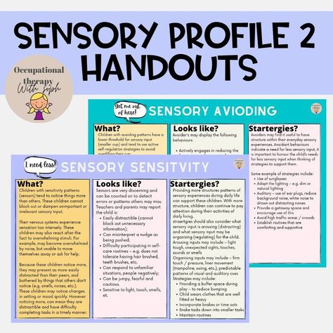 Sensory Seeking Behavior, Sensory Profile, Sensory Seeking, Sensory Integration Therapy, Sensory Integration, Sensory Processing, Spectrum Disorder, Educational Websites, Occupational Therapy