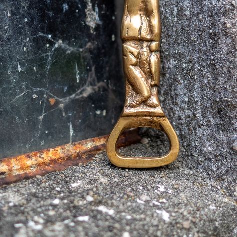 Vintage Brass Fisherman Bottle Opener | Heavy solid brass -SOLD More info: DM/Etsy - #vintagefisherman #brassbottleopener #retrobottleopener #retroshop #vintageshop #danishdesign #danishretro Brass Bottle Opener, Retro Shop, Danish Design, Vintage Brass, Bottle Opener, Solid Brass, Vintage Shops, Brass