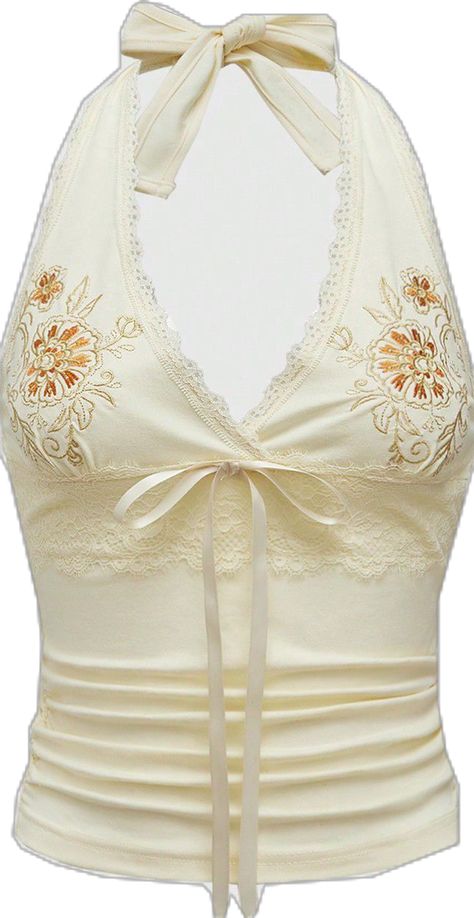 ROMWE Hippie Women Embroidered Decor Simple Daily Halter Neck Tie CamisoleI discovered amazing products on SHEIN.com, come check them out! Plus Size Halter Top, Embroidered Decor, Obx Vibes, Hippie Women, Women Tank Tops, Embroidery Lace, Summer Tank Tops, Amazing Products, Maternity Bag