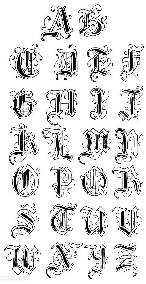 Fancy Lettering Fonts, Perspective Sketches, Y2k Fonts, Fancy Fonts Alphabet, Cursive Fonts Alphabet, Old English Alphabet, Tattoos Fonts, Tattoo Lettering Alphabet, Alphabet Designs