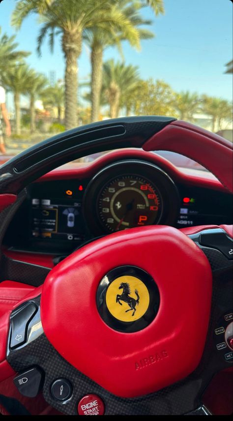 #ferrari #luxury #cars #rich #aesthetic #money #losangeles #daily #photography #photo #instagram #instagood Ferrari Luxury, Aesthetic Money, Daily Photography, Rich Aesthetic, Driver Job, Interior Design Sketch, Ferrari Laferrari, High Performance Cars, Ferrari Car