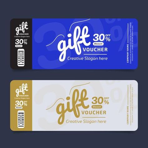 Gift Voucher Premium Design Voucher, Coupon template Golden, Design concept for gift coupon Gift Card Packaging Design, Coupon Card Design, Discount Coupon Design Ideas, Gift Card Design Voucher, Gift Card Graphic Design, Coupon Design Ideas, Gift Coupon Design, Vouchers Design, Discount Coupon Design