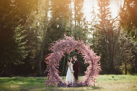 Cherry Blossom Arch, Cherry Blossom Party, Arch Designs, West Coast Wedding, Orchard Wedding, Cherry Blossom Wedding, Unique Wedding Ideas, Peony Wedding, Wedding Planning Services