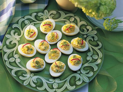 Devilled Eggs with Crab Meat Crab Deviled Eggs Recipe, Prosciutto Recipes, Devilled Eggs, Crab Meat Recipes, Easy Seafood, Deviled Eggs Recipe, Healthy Sweets Recipes, Crab Meat, Grilled Vegetables