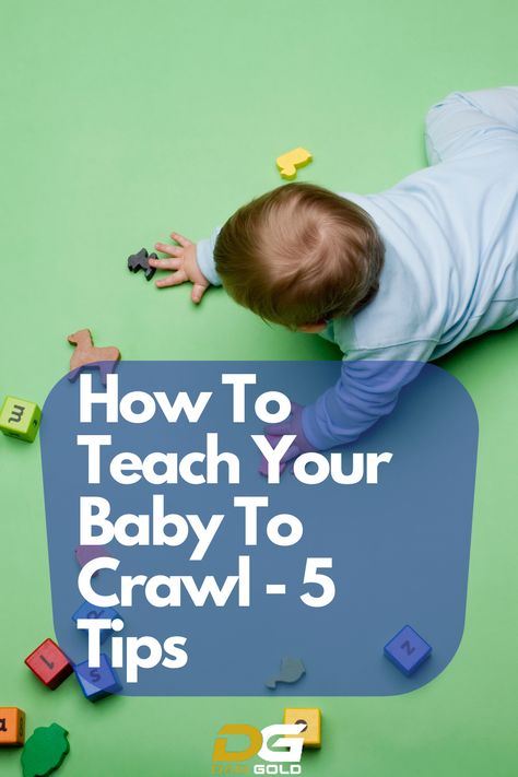 Want to know how to teach your baby to crawl? Take a look at these 5 tips to get your baby crawling in no time! A word of warning though, when your baby does start crawling, you will not be able to relax! #babycrawling #babycrawl #babytips Baby Crawling, Baby Help, Parenting Boys, Baby Learning Activities, Baby D, First Time Parents, Crawling Baby, Do Baby, Baby Tips