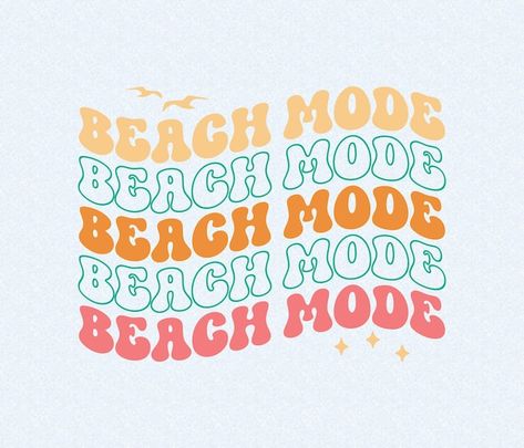 Summer Typography Design, Summer Words Aesthetic, Summer Design Graphic, Beach Lettering, Beach Logos, Summer Fonts, Beach Typography, Summer Lettering, Beach Fonts