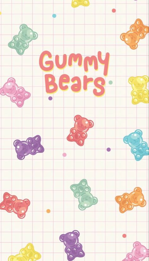 Next Wallpaper, Jelly Wallpaper, Cocoppa Wallpaper, Simple Iphone Wallpaper, Wallpaper Iphone Disney, Apple Watch Wallpaper, Wallpaper Pattern, Bear Wallpaper, Gummy Bear