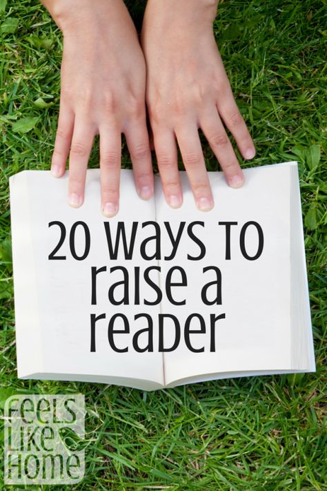 20 ways to raise a reader- a kid who reads is a kid who succeeds, right?  Love these tips! Reading Tips, Reading At Home, Parenting 101, Reading Program, Maternity Leave, Reading Resources, Parents As Teachers, Smart Kids, Home Learning