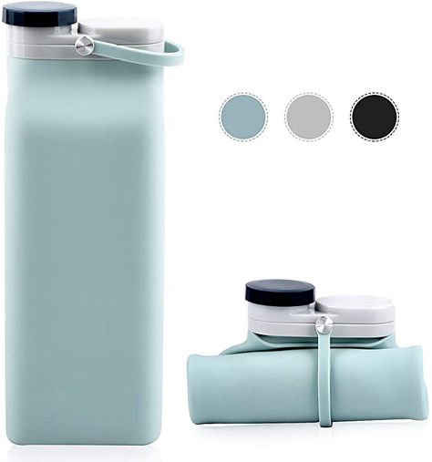 Foldable Water Bottle, Camera Illustration, Silicone Products, Collapsible Water Bottle, New Project Ideas, Portable Water Bottle, Silicone Bottle, Best Water Bottle, Vinegar And Water