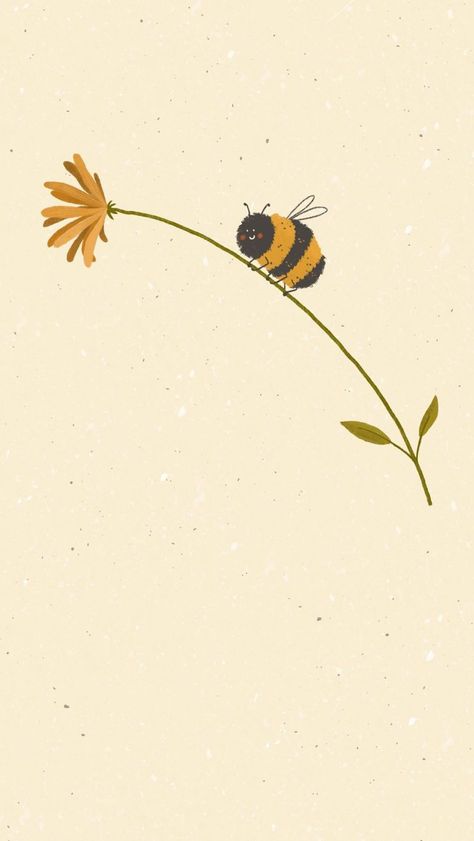 4K Bee Wallpaper Cover Ups Tattoo, Bee Wallpaper, Poster Grafico, Iphone Wallpaper Pattern, Cute Simple Wallpapers, Bee Art, Cute Patterns Wallpaper, Simple Wallpapers, Iphone Background Wallpaper