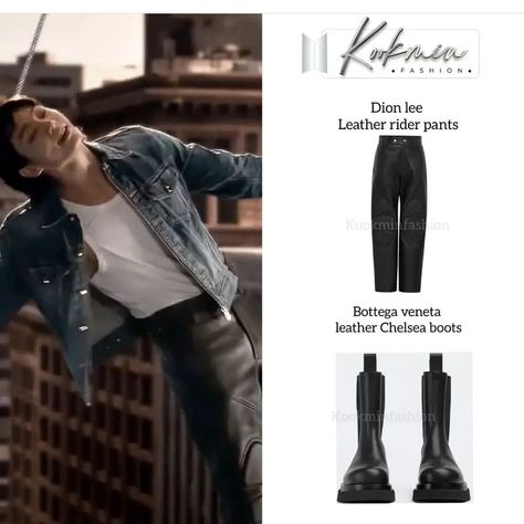 Jungkook seven mv. . . @newjeansoutfits thanks for blue jacket genius nim 😊 . #seven #hansoohe #army__twwjungkookoutfit #bts #jungkook # … | Instagram Jungkook Seven Mv, Seven Mv, Jungkook Instagram, Jungkook Seven, Dion Lee, Leather Chelsea Boots, Jimin Jungkook, Kpop Fashion, Blue Jacket