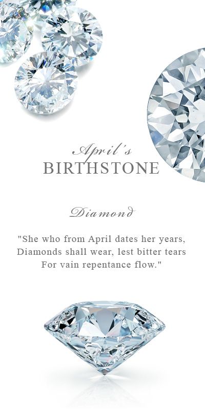 Birthstone Of The Month: Diamonds! Is your birthday in April? #April #Birthstone #Diamonds Birth Month Stone, Luxury Elegant Birthstone Gemstones, Birth Month Gemstones, April Birthstone, Luxury Birthstone Gemstones, Birthday Stones Birthstones Birth Month, Born In April, Diamond Birthstone, Heart Ring