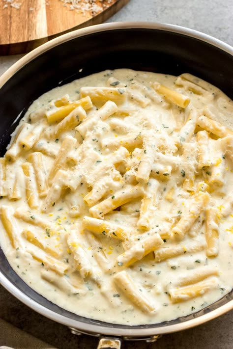 Garlic Cream Sauce Recipe, Lemon Garlic Cream Sauce, Lemon Cream Sauce, Lemon Pasta Recipes, Pasta And Sauce, Cream Sauce Pasta, Sauce For Pasta, Lemon Cream Sauces, Sauce Spaghetti