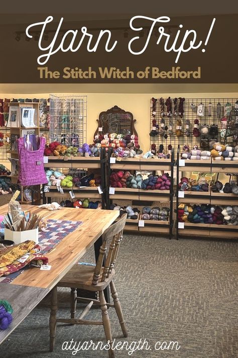 The Stitch Witch of Bedford is a beautiful, bright LYS in the middle of idyllic downtown Bedford! The yarn selection is excellent. Bedford Virginia, Local Yarn Shop, Yarn Shop, New Shop, In The Middle, The Middle, Virginia, Witch, Yarn