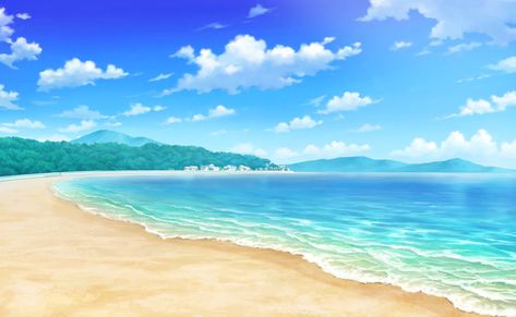 Event Background, Beach Cartoon, Episode Interactive Backgrounds, Water Background, 2160x3840 Wallpaper, Anime Drawing Books, Scenery Background, Beach Background, Beach Wallpaper