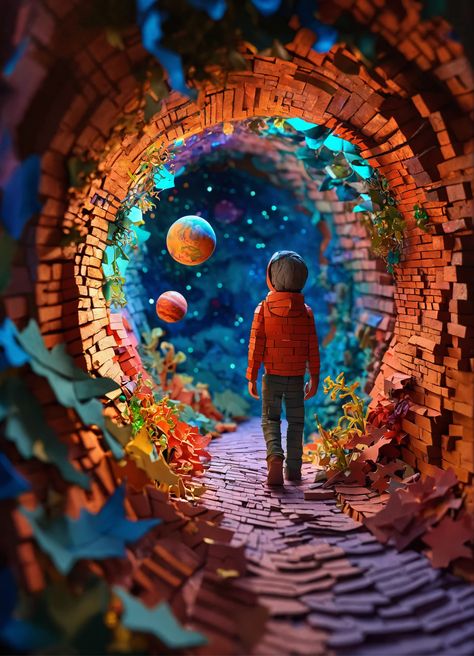 Mystical Space Journey: Immerse in a Cosmic Adventure of Intricate Details

🌟Embark on a cosmic voyage through this exquisite illustration! Dive into a realm of multi-dimensional brick tunnels, radiating stars, and celestial wonders. The intricate details and captivating colors will ignite your imagination. #SpaceArt #DigitalPainting #Mysticism #IntricateDesigns #CosmicExploration Design Illustrations, Paper Illustration, Fantasy Photography, Multi Dimensional, Bnw Photography, Nikon Photography, Canon Photography, Iphone Photography, Urban Photography