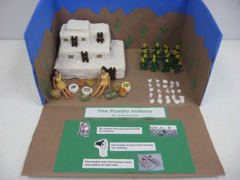 Native American Houses, Native American Art Projects, Indian Project, Diarama Ideas, Native American Projects, Social Studies Projects, Pueblo Indians, Mission Projects, Homeschool Social Studies