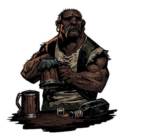 Tavern - Official Darkest Dungeon Wiki Best Armor, Darkest Dungeon, Arte Animal, Fantasy Rpg, Medieval Fantasy, Dnd Characters, Character Portraits, Fantasy Character Design, Blacksmithing