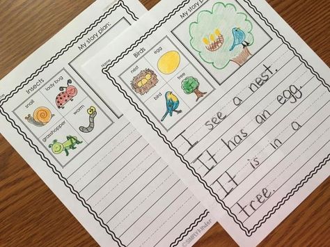 kindergarten writing journals                                                                                                                                                                                 More Kindergarten Writing Journals, Kindergarten Journals, Writing Journals, Kindergarten Language Arts, 1st Grade Writing, First Grade Writing, Kindergarten Lesson Plans, Kindergarten Fun, Free Writing