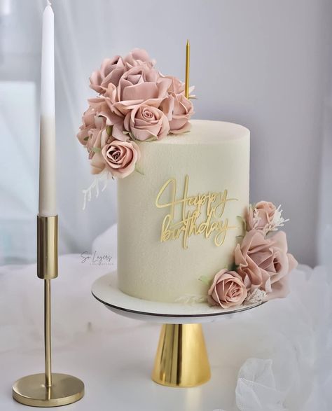 Cake For Women Elegant, Birthday Cake For Women Elegant, Food Coloring Chart, Birthday Cake For Women, Happy Birthday Quotes For Daughter, Cake For Women, Small Birthday Cakes, Birthday Cake For Mom, Elegant Birthday Cakes