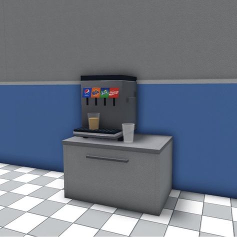 Diner Bloxburg Codes, Bloxburg Soda Decals Codes, Bloxburg Diner Exterior, Bloxburg Arcade, Bloxburg Diner, Bloxburg Restaurant Ideas, Bloxburg Restaurant, Apartment Loft Ideas, Blocksburg Ideas