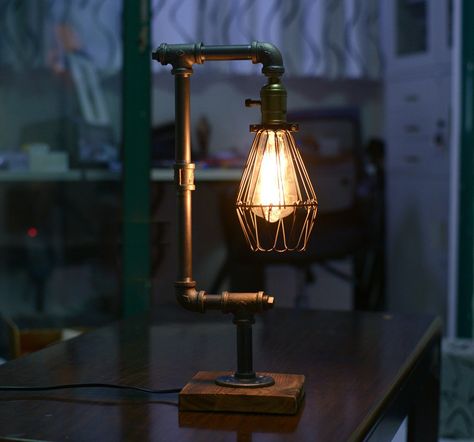 Steampunk lamp diy