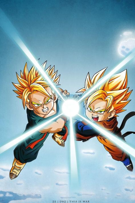 Dragon Ball Z - Trunks & Goten haciendo el doble game game ga Dragonball Z Wallpaper, Goten Y Trunks, Dbz Wallpapers, Genos Wallpaper, Z Wallpaper, Goku Wallpaper, Super Saiyan Blue, Dragon Ball Super Wallpapers, Dragon Balls