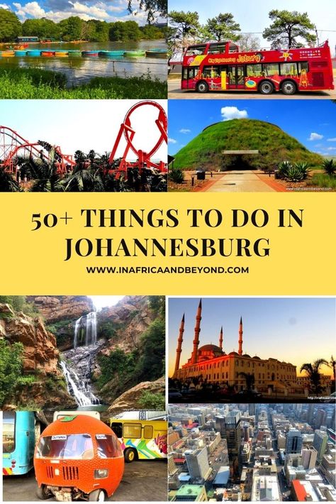 Johannesburg Bucket List, Things To Do In Johannesburg, Johanasberg South Africa, Johanessburg South Africa, Johannesburg South Africa Aesthetic, Joburg Skyline, Johannesburg Travel, Gold Reef City, Cape Town South Africa Travel