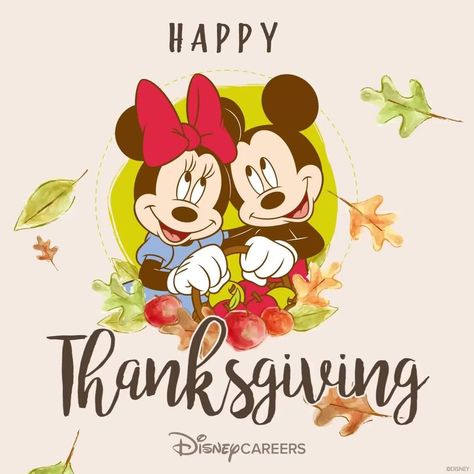 Thanksgiving Disney, Minnie Mouse Pics, Star Wars Poster Art, Happy Thanksgiving Pictures, Disney Thanksgiving, Birthday Cards To Print, Happy Thanksgiving Images, Disney Planner, Mickey And Minnie Love