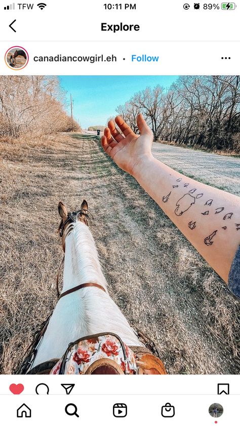 Memorial Horse Tattoo, Equine Tattoo, Small Horse Tattoo, Punchy Western Tattoos, Horse Shoe Tattoo, Horse Tattoo Design, Cowgirl Tattoos, Cowboy Tattoos, Country Tattoos