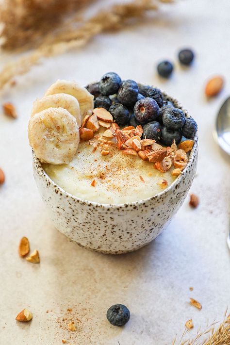 Millet Porridge Recipes, Millet Porridge Breakfast, Recipes With Millet, Overnight Millet, Millet Bowl, Millet Recipes Breakfast, Scd Breakfast, Cycle Synching, Millet Breakfast