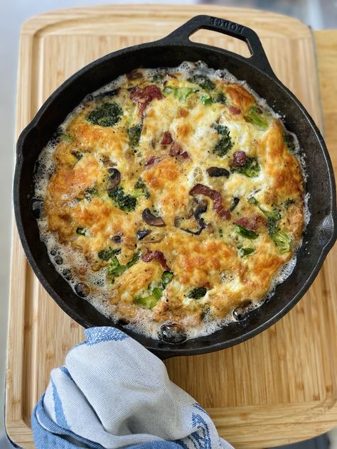 My Go-To Frittata Recipe(Oven Baked) Easy Muffin Tin Recipes, Oven Frittata, Frittata Recipes Baked, Oven Baked Frittata, Egg Frittata Recipes, Baked Frittata, Brulee Recipe, Creme Brulee Recipe, Frittata Recipe