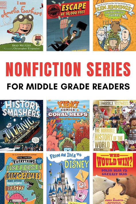 Nonfiction Books For Kids, Nonfiction Activities, Titanic History, Horrible Histories, Series Books, Nonfiction Reading, Middle Grade Books, Magic Treehouse, Grade Book