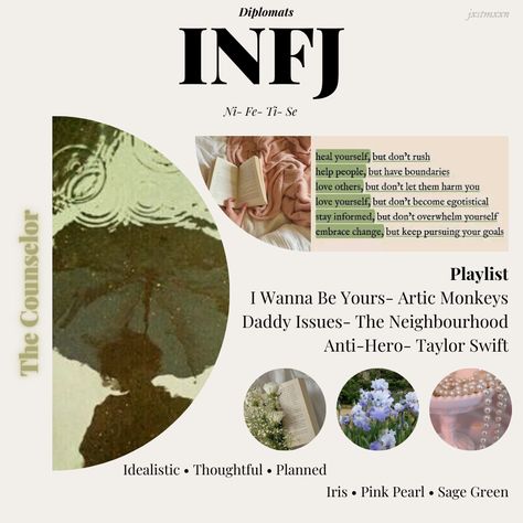 © jxstmxxn_ ib: indepth_mbti Infj Aesthetics Style, Infj Facts, Mbti Core, Infj Aesthetic, Infj 16 Personalities, Infj Characters, Infj Personality Facts, Infj Traits, Infj Things