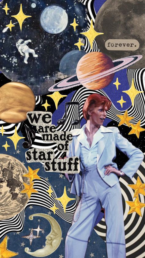 #bowie #davidbowie #starman #space #moodboard #aesthetic Starman David Bowie Aesthetic, Bowie Wallpaper Aesthetic, David Bowie Background, David Bowie Wallpaper Aesthetic, Starman Wallpaper, Starman Aesthetic, Starman David Bowie, David Bowie Aesthetic, Bowie Aesthetic