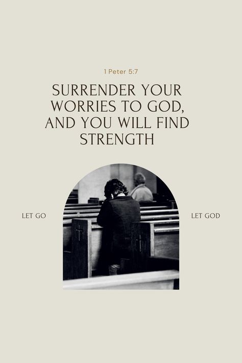 Surrender All Your Worries To God, Surrender Quotes, Surrendering To God, Godly Reminders, Let Go Let God, Christian Illustration, God's Timing, Surrender To God, Year Goals