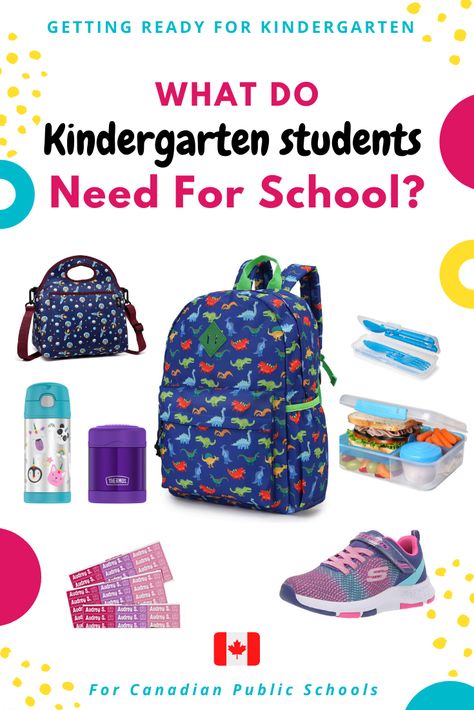 Kindergarten List Of Supplies, Kindergarten Backpack Essentials, Back To School Essentials Elementary, Kindergarten Must Haves For Kids, Kindergarten School Supply List, Kindergarten Essentials, Kindergarten Supply List, School Clothes List, Kindergarten Supplies