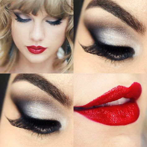 Taylor Swift Eyes, Concert Taylor Swift, Makeup Space, Taylor Swift Makeup, Red Makeup Looks, Taylor Swift Nails, Taylor Swift Red Tour, Taylor Swift 22, Concert Makeup