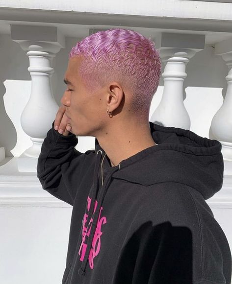 Bleached Hair Men, Exotic Hair Color, Boys Colored Hair, Dyed Hair Men, Men Hair Color, Lavender Hair, Platinum Hair, Hair Affair, Hair Dye Colors