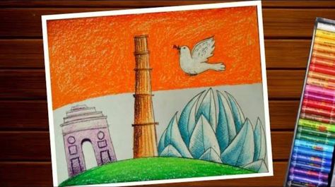 Skecting Ideas, Heritage Drawing, Indian Culture And Heritage, I Love India, India Drawing, Drawings For Kids, India Culture, Tattoo Videos, Indian Culture