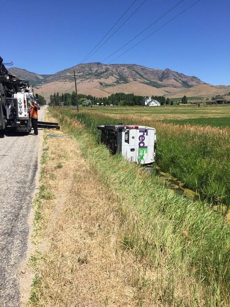 WEBER COUNTY, Utah — The driver of a FedEx vehicle was booked into jail on DUI charges after he crashed a van into a ditch in Weber County Tuesday. According to the Weber County Sheriff #UtahDUI #DUI #News Fedex Truck Accident, Fedex Accident Truck, Fedex Car Broke Down, Fedex Truck Accident Proof, Fedex Car Got Accident, Fedex Accident, Fedex Accident Proof, Fedex Delivery Package, Fedex Package