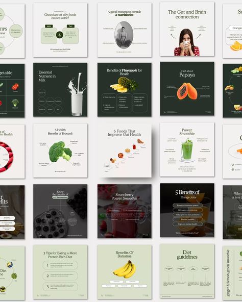 This Template is perfect for Nutrition Coaches, Holistic Coach, Health Coaches, Wellbeing Coaches, Fitness coach, trainers ... From stunning social media graphics to captivating promotional materials, each template is thoughtfully designed to help you stand out in a crowded marketplace and showcase your expertise with confidence 🔗 Click on the link in bio to shop . . . #nutrition #nutritioncoach #nutricion #nutrição #nutritioncoaching #healthcoach #healthcoaching #templates #instagramtemp... Nutrition Instagram Feed, Broccoli Smoothie, Holistic Coach, Broccoli Benefits, Nutrition Website, Pineapple Benefits, Nutrition Branding, Themes Ideas, Social Templates