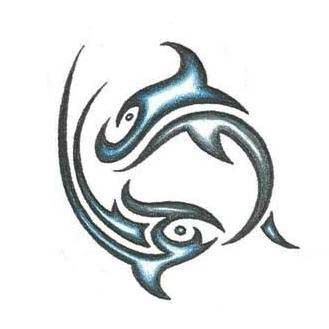 Pisces Tattoos, Tattoo Designs Gallery - Unique Pictures and Ideas Shark Pisces Tattoo, Pisces Tattoo Designs Men, Pisces Tattoo For Men, Unique Pisces Tattoos, Zodiac Tattoos Pisces, 95 Tattoo, Couples Zodiac Tattoos, Celtic Tattoos For Men, Pisces Constellation Tattoo